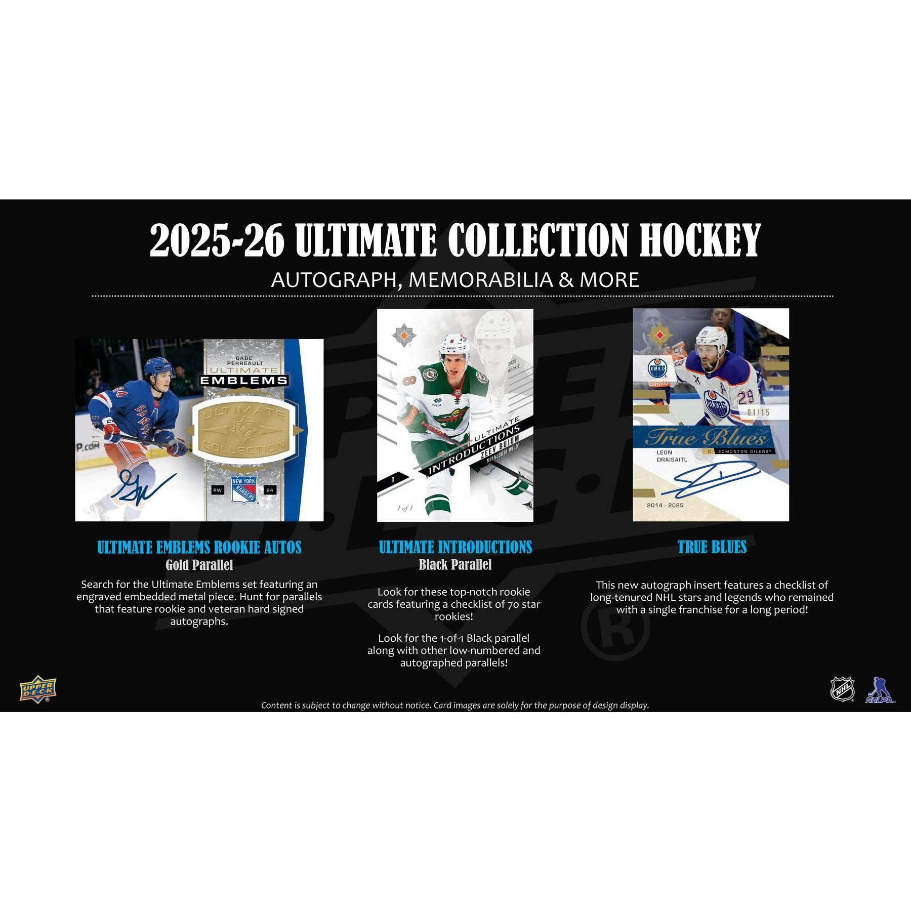 2025/26 Upper Deck Ultimate Collection Hockey Hobby 16-Box Case