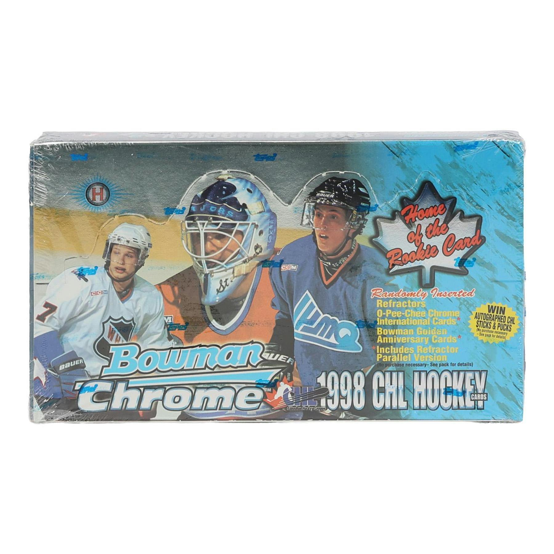 1998/99 Bowman Chrome CHL Prospects Hockey Hobby Box