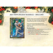 2025 Topps Holiday Baseball Mega Box