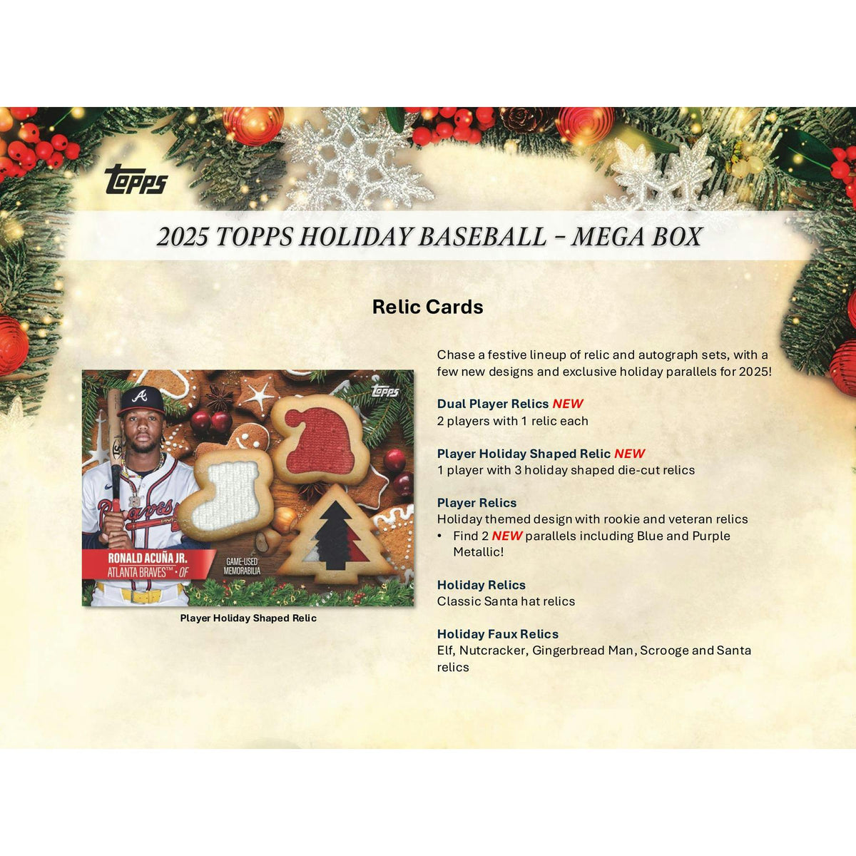 2025 Topps Holiday Baseball Mega Pack