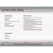 2025 Leaf Pro Set Metal Football Hobby Box