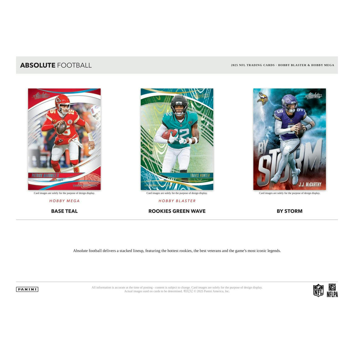 2025 Panini Absolute Football Mega Hobby Box