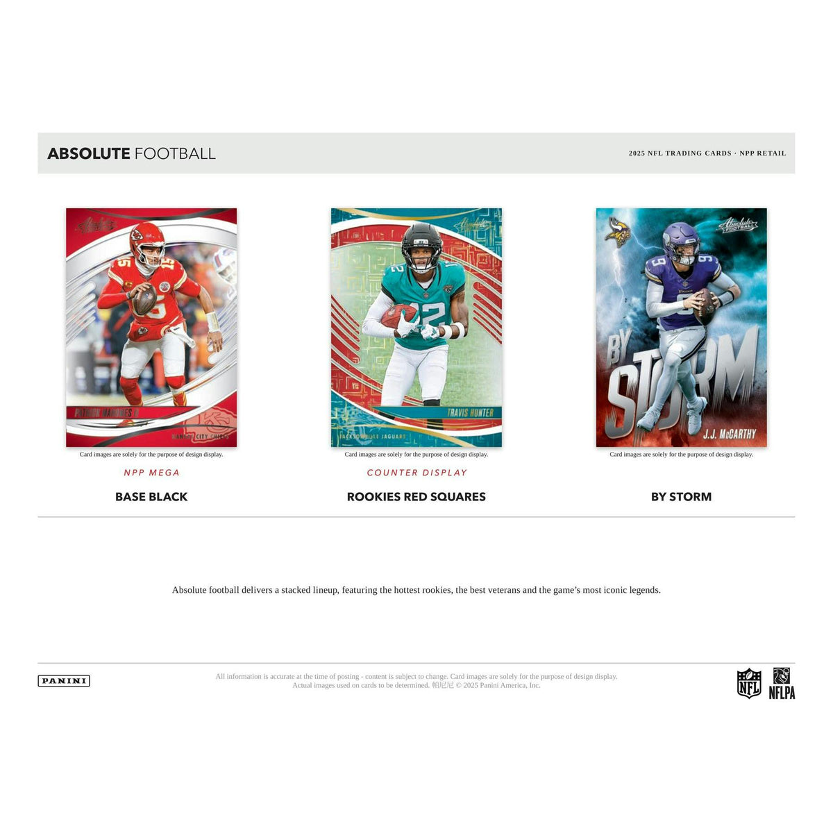 2025 Panini Absolute Football Blaster Box (Green Parallels!) (Purple Box)