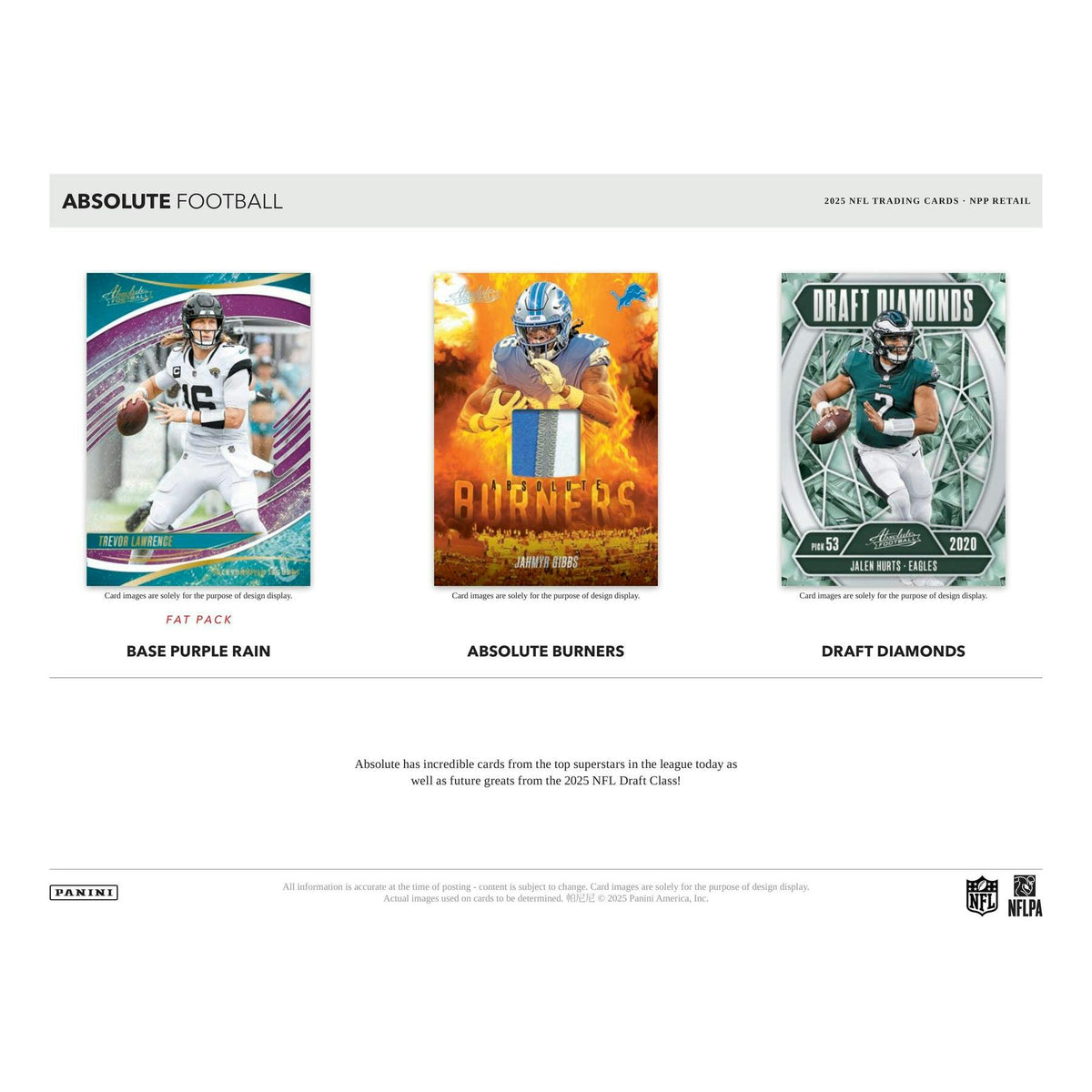 2025 Panini Absolute Football Jumbo Value Box