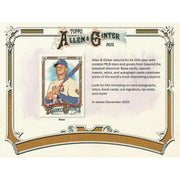 2025 Topps Allen & Ginter Baseball Jumbo Value Pack
