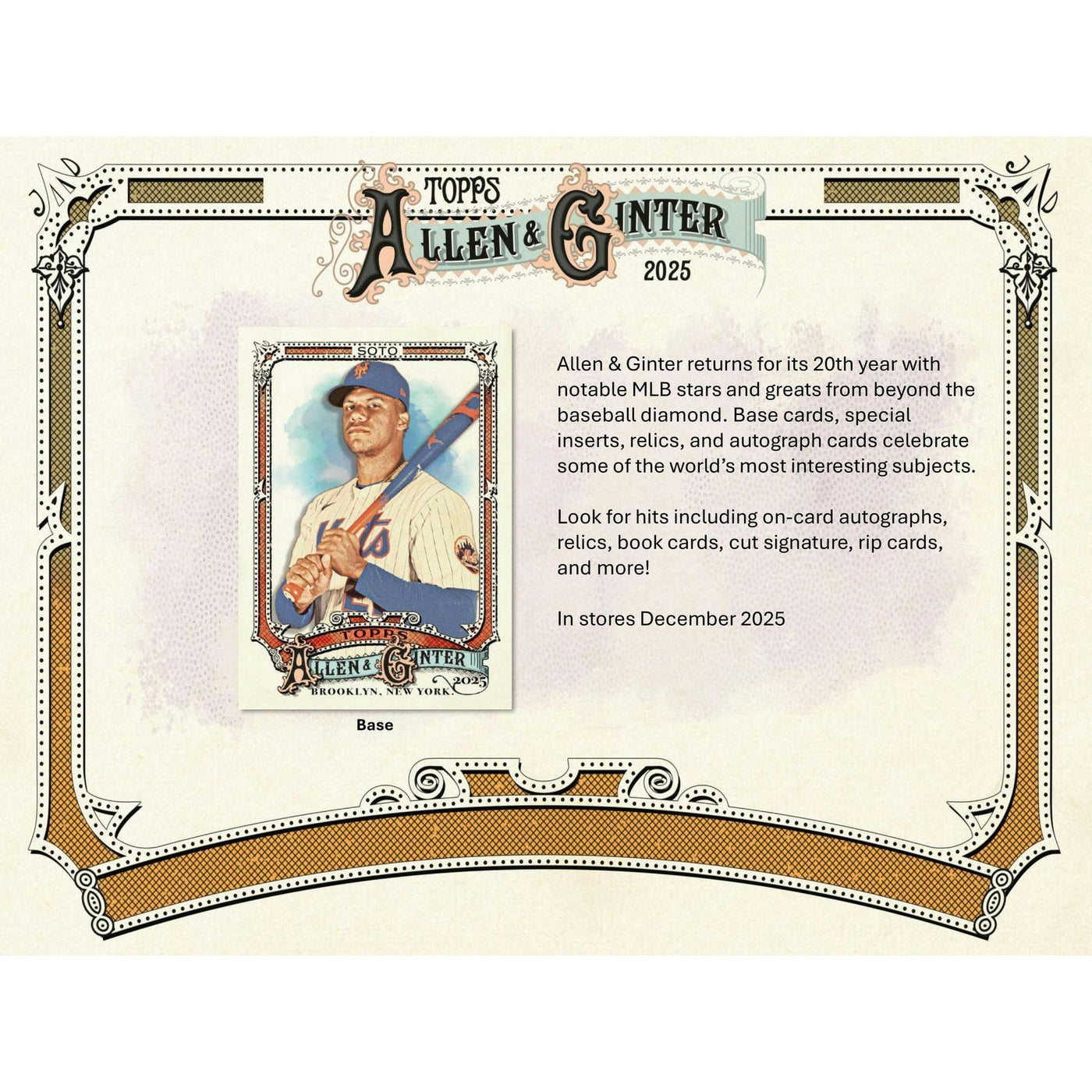 2025 Topps Allen & Ginter Baseball Jumbo Value Pack Case (108 Ct.)