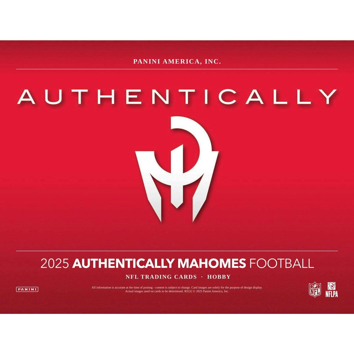 2025 Panini Authentically Mahomes Football Hobby Case