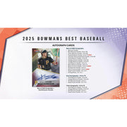 2025 Bowman's Best Baseball Hobby 8-Box Case