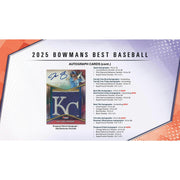 2025 Bowman's Best Baseball Hobby 8-Box Case