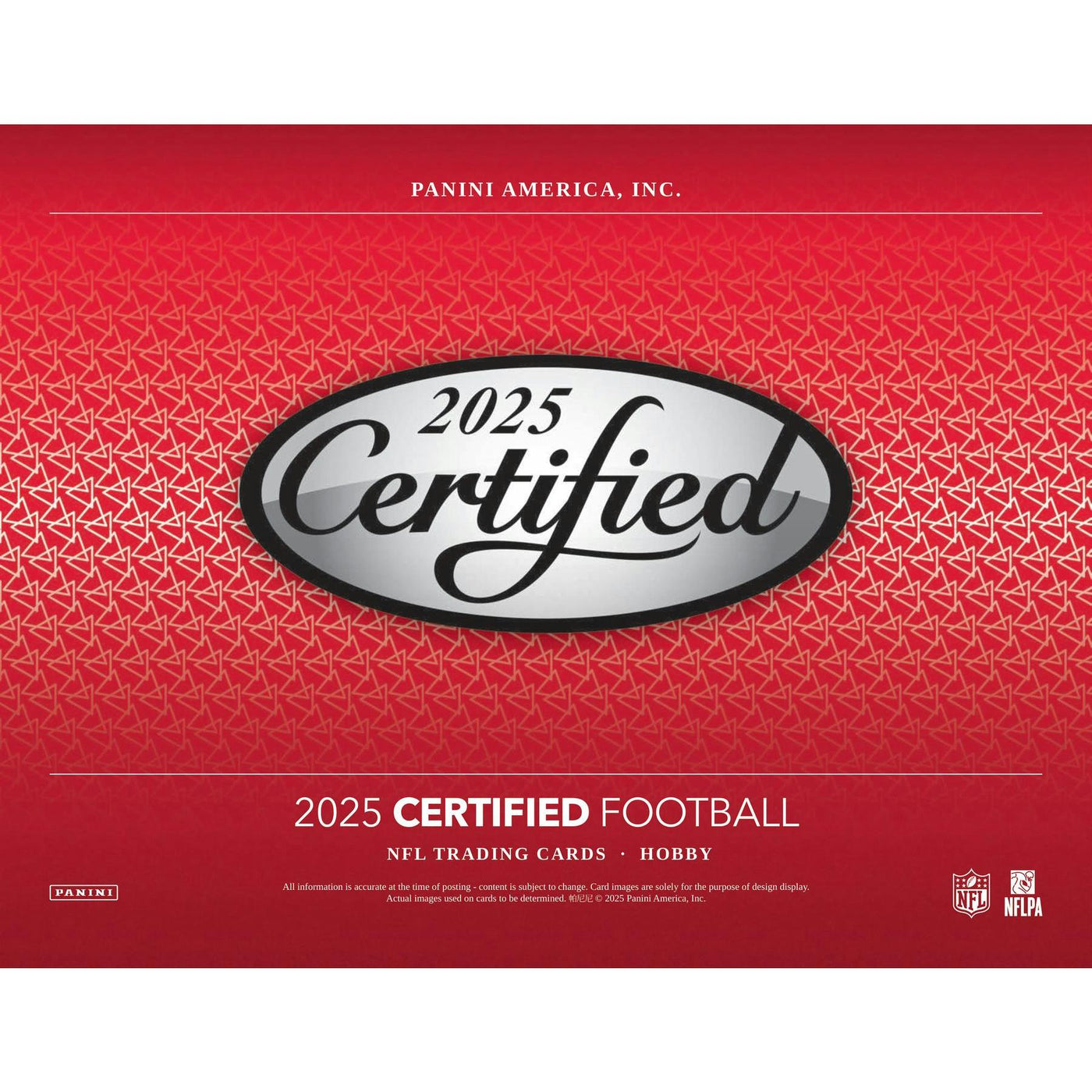 2025 Panini Certified Football Hobby Box