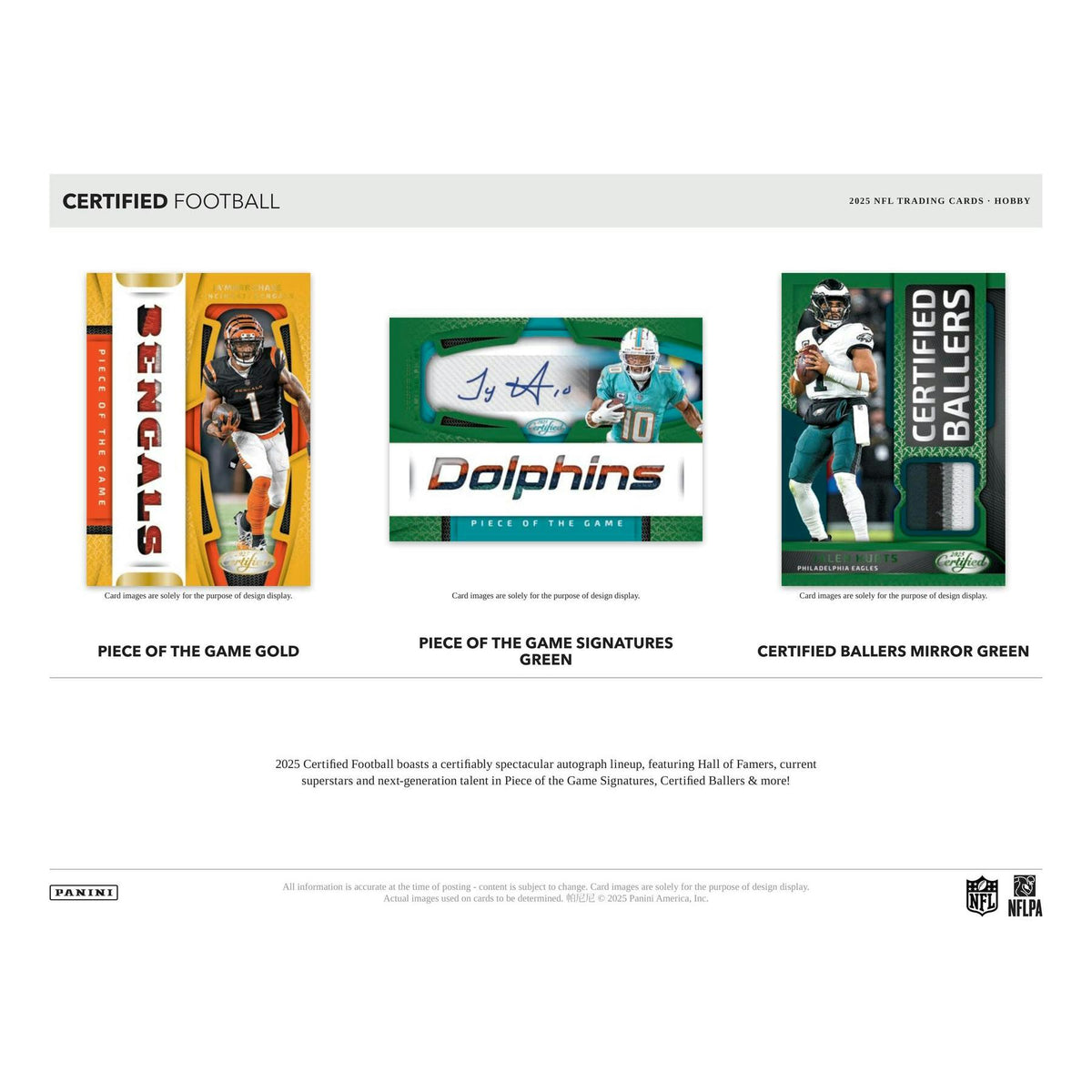 2025 Panini Certified Football Hobby 16-Box Case