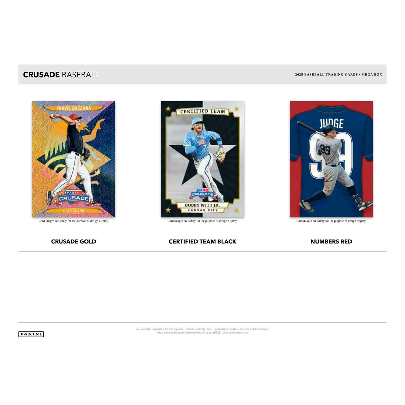 2025 Panini Crusade Baseball Mega Box