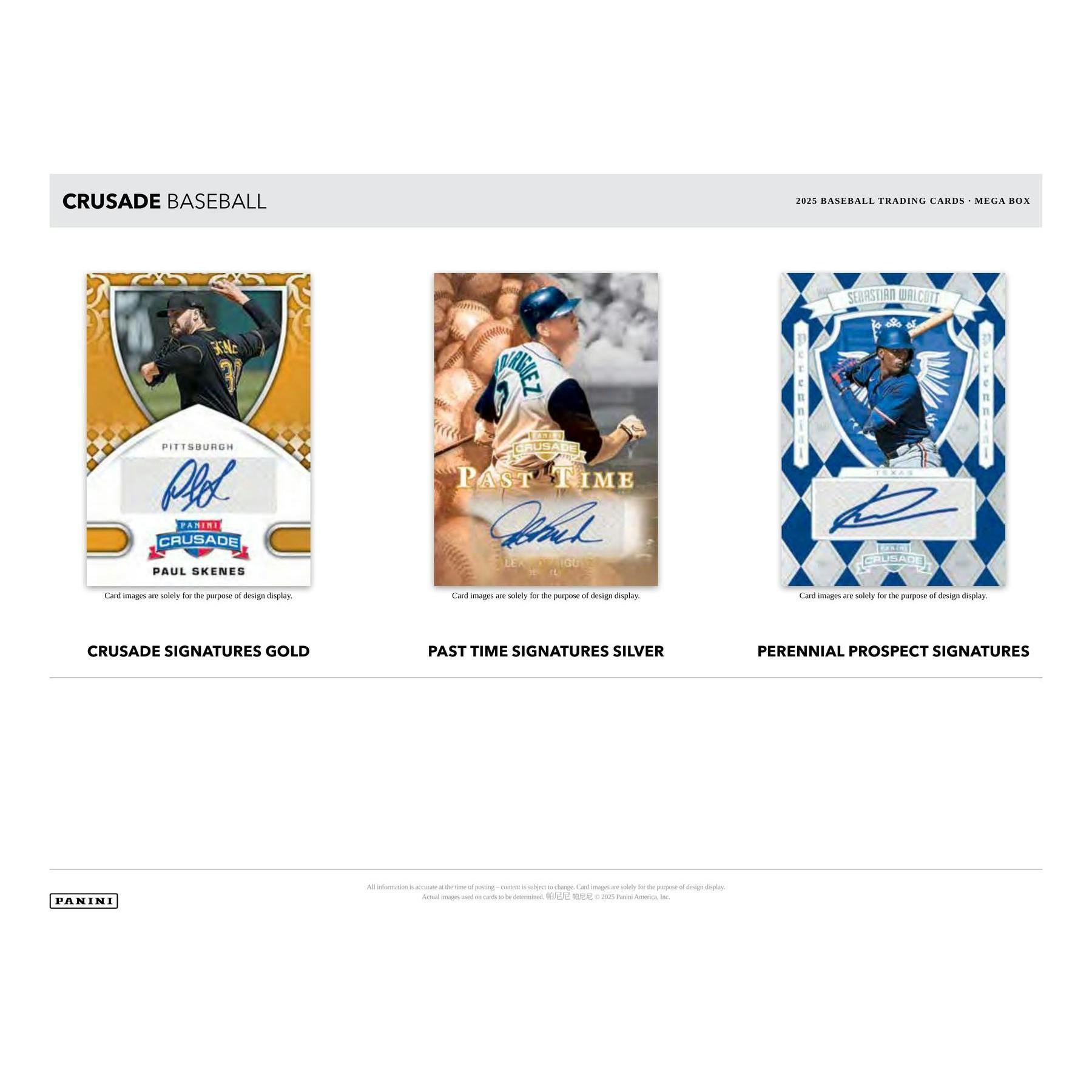 2025 Panini Crusade Baseball Mega Box