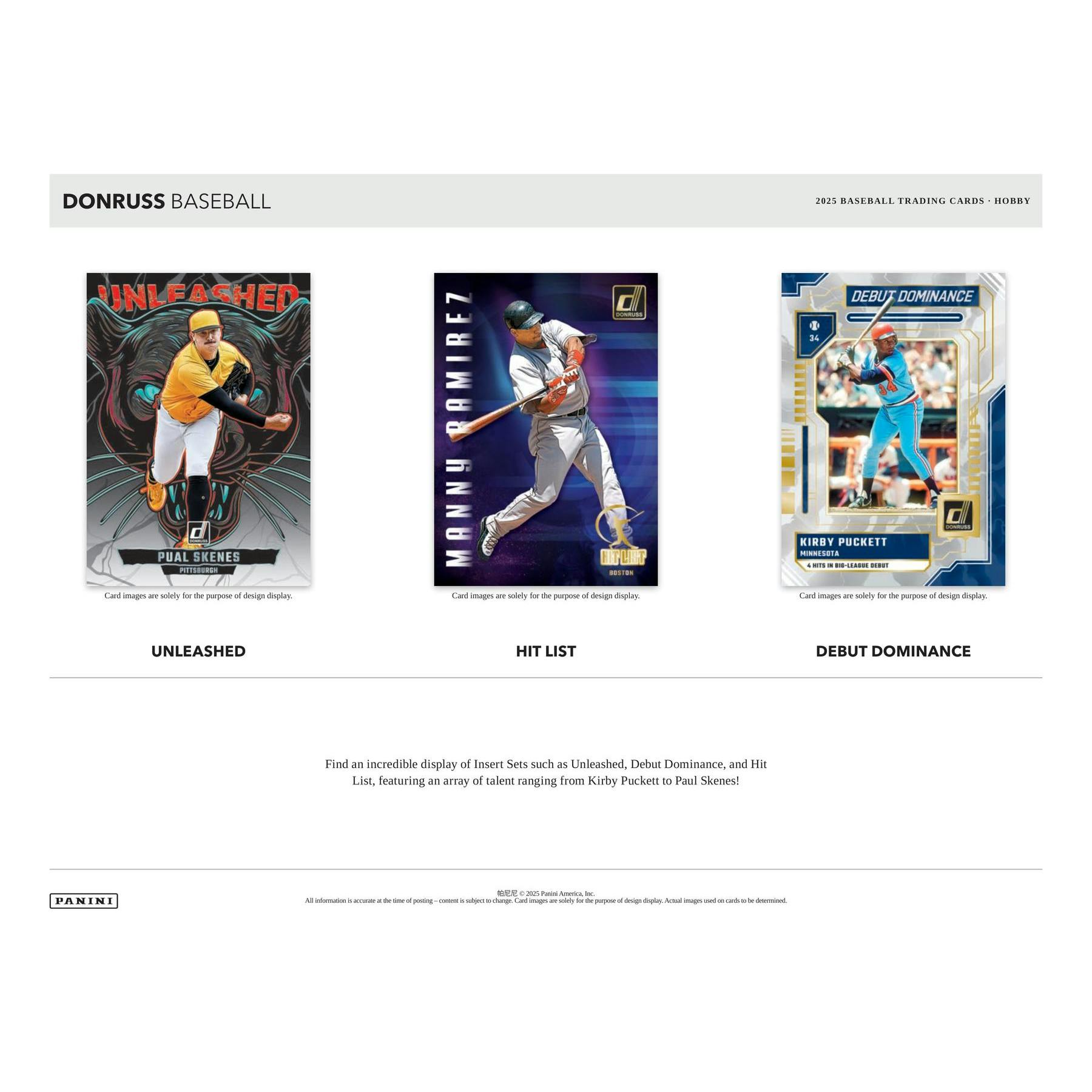 2025 Panini Donruss Baseball Hobby Box