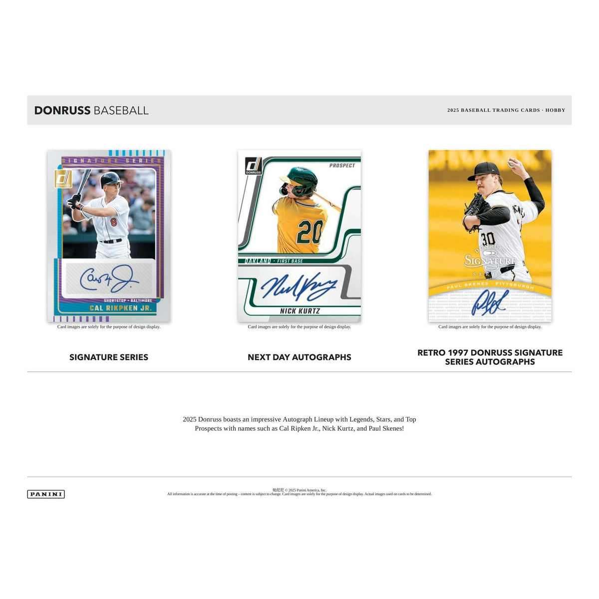 2025 Panini Donruss Baseball Hobby Box