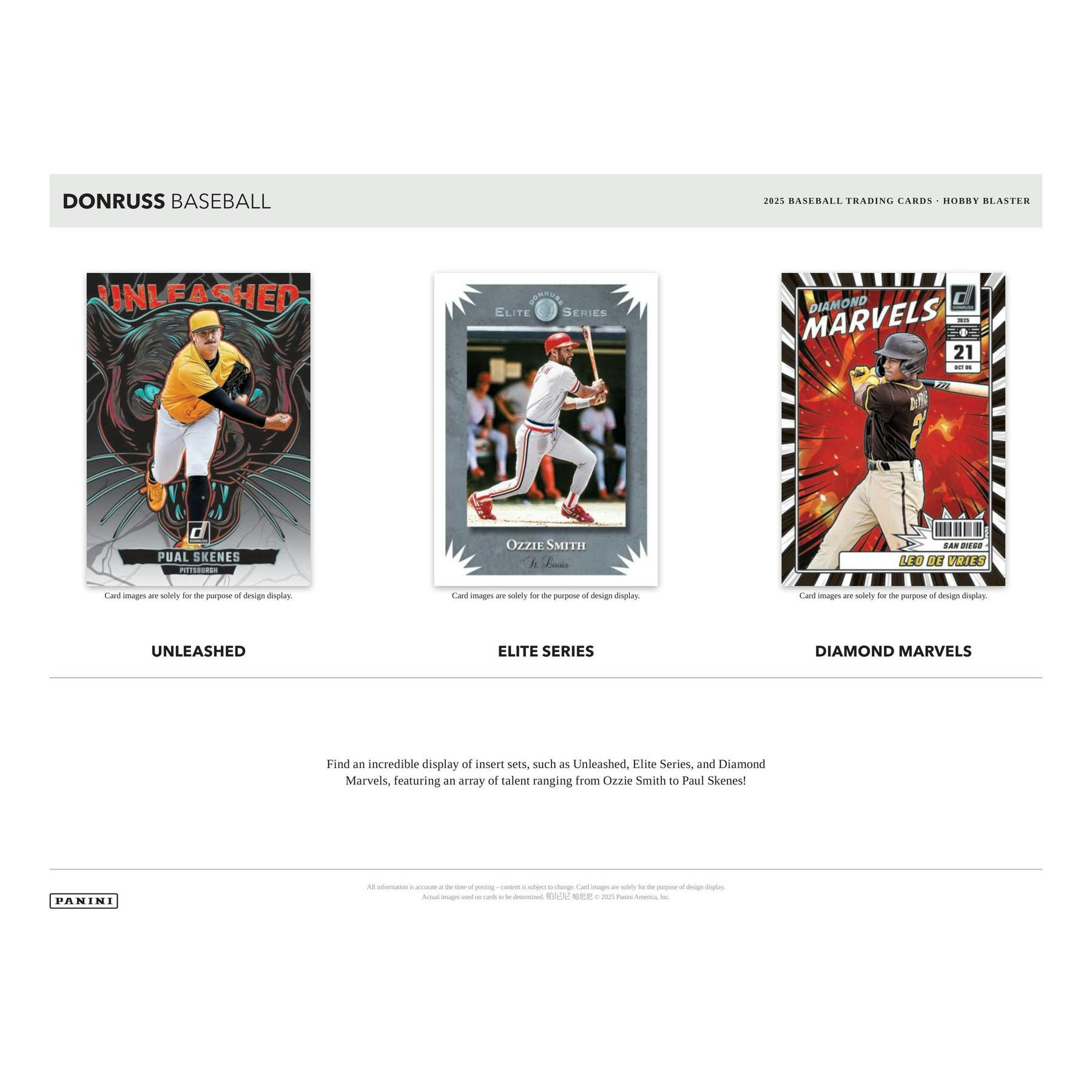 2025 Panini Donruss Baseball Blaster Hobby 20-Box Case