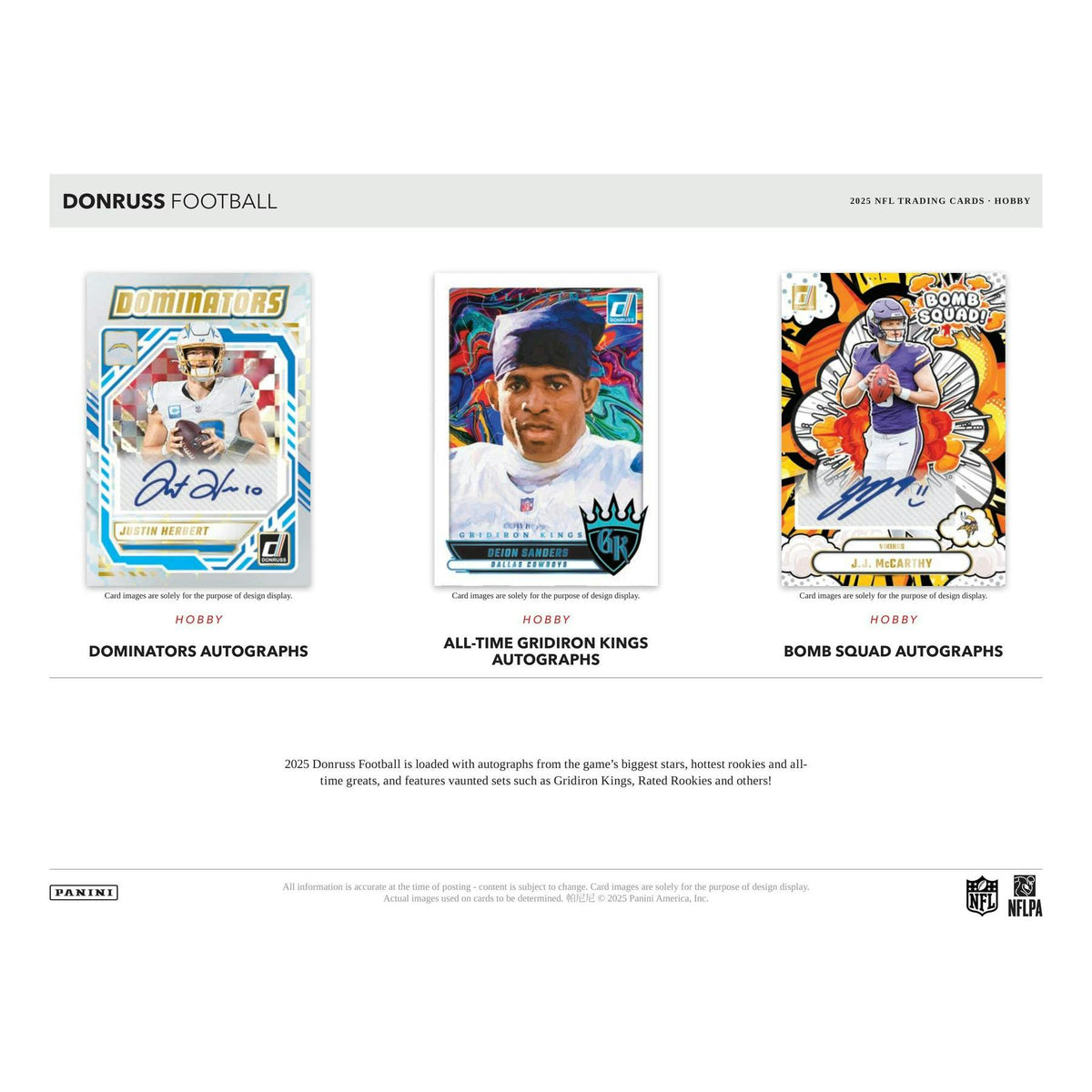 2025 Panini Donruss Football Hobby 18-Box Case