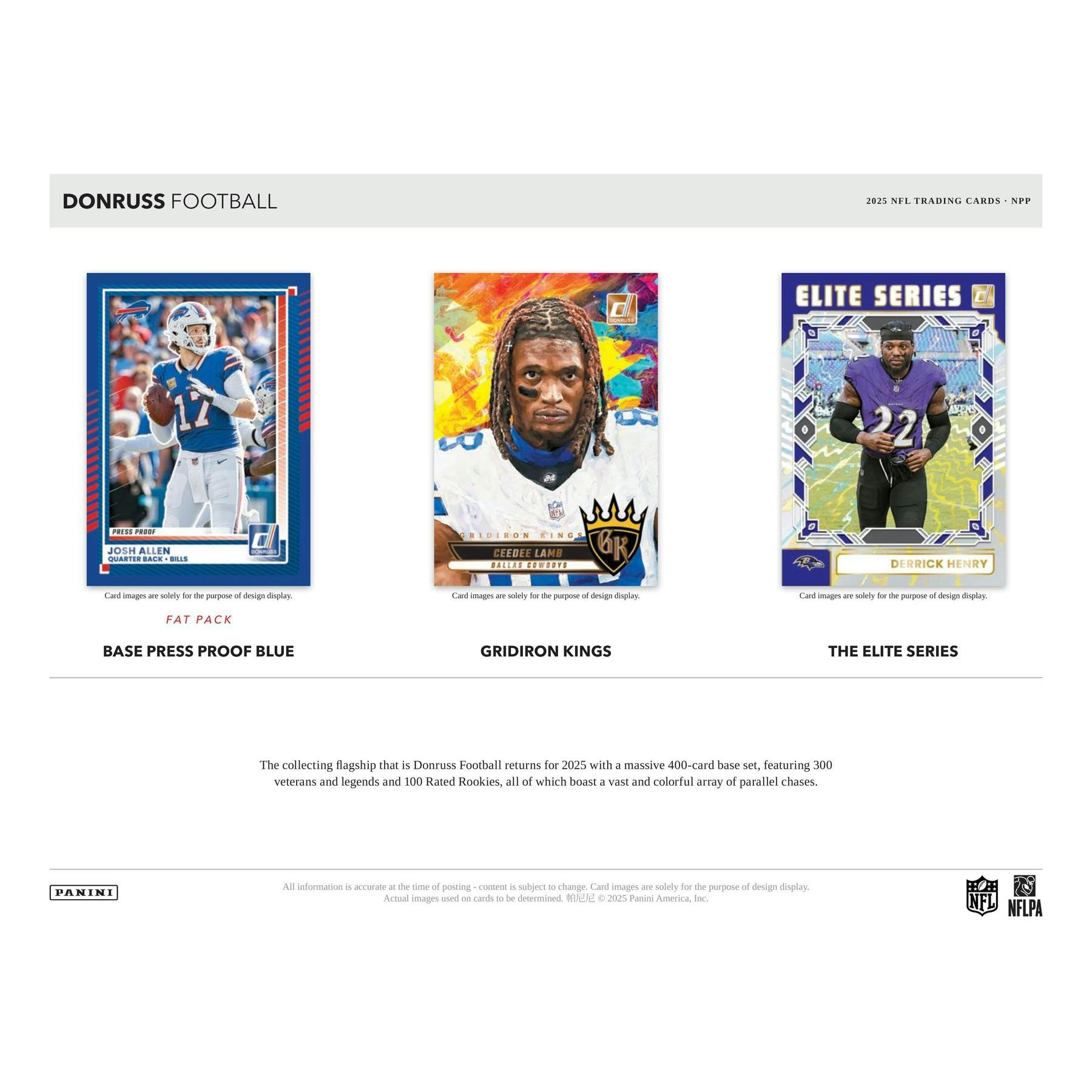 2025 Panini Donruss Football Jumbo Value Box