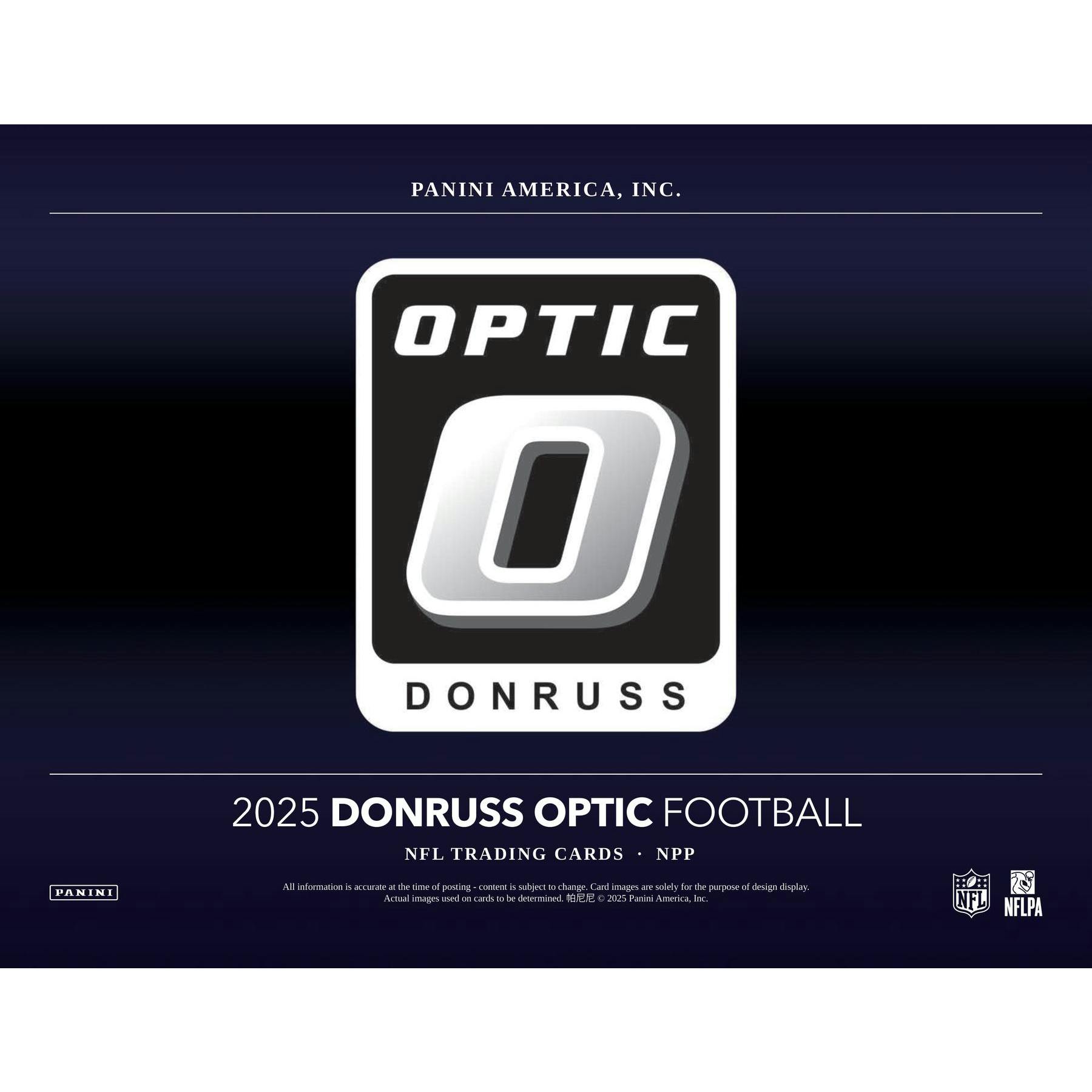 2025 Panini Donruss Optic Football Mega Box (Blue Hyper Parallels!)