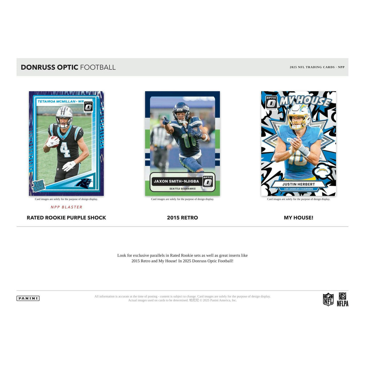2025 Panini Donruss Optic Football Blaster 20-Box Case (Purple Shock Parallels!)