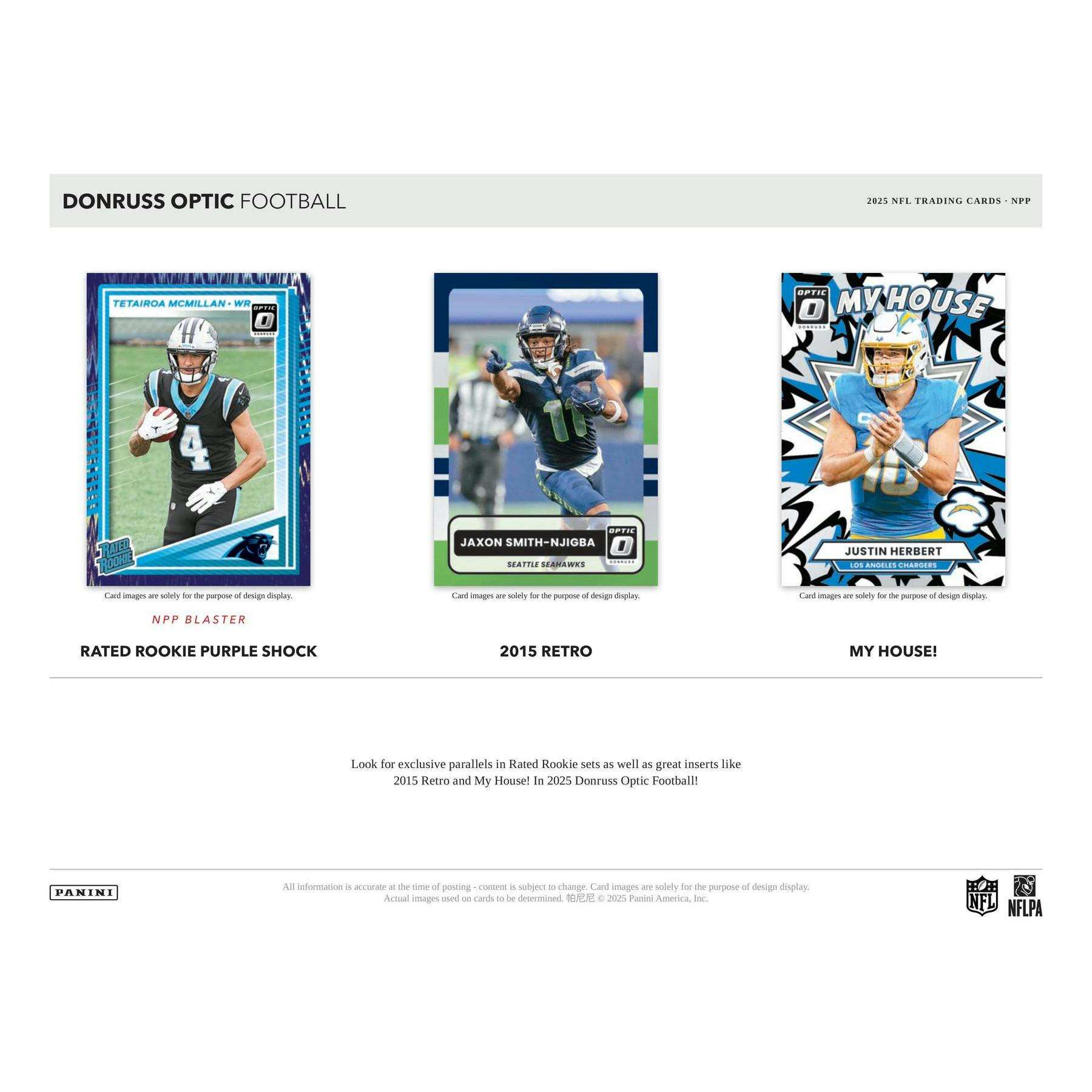 2025 Panini Donruss Optic Football Mega 20-Box Case (Blue Hyper Parallels!)