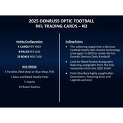 2025 Panini Donruss Optic Football H2 20-Box Case