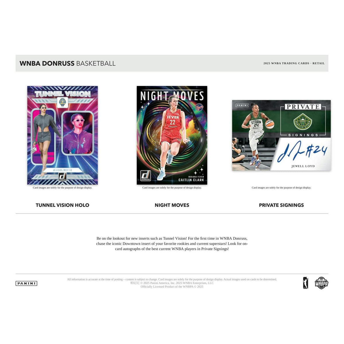 2025 Panini Donruss WNBA Basketball Blaster Box