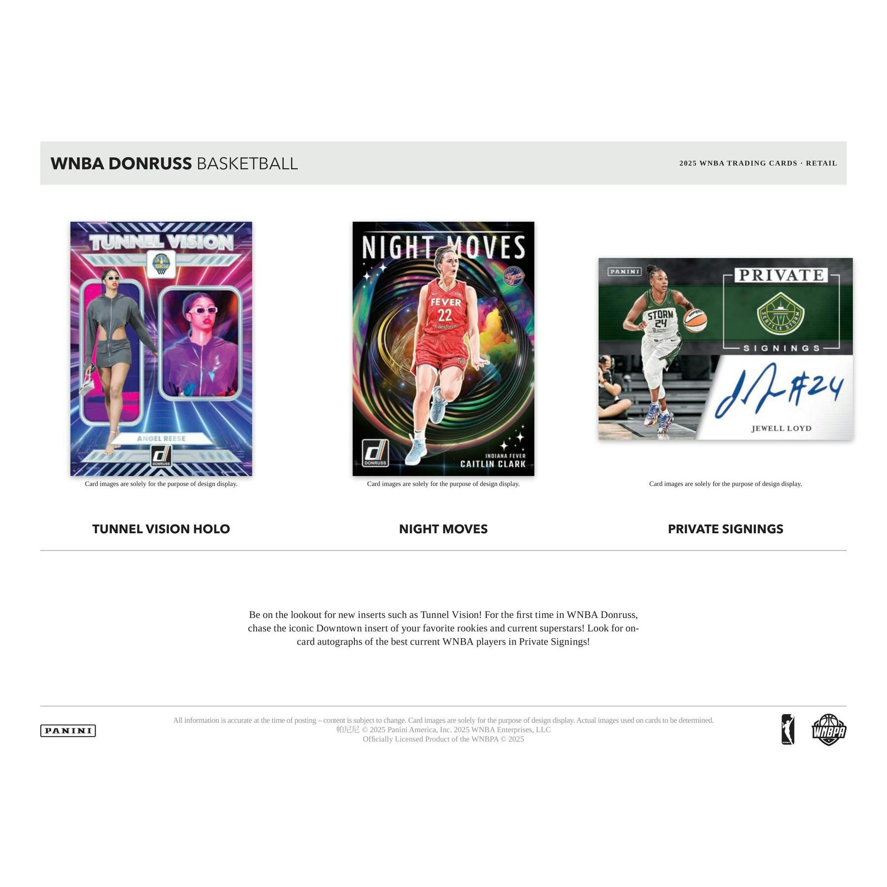 2025 Panini Donruss WNBA Basketball Blaster Pack
