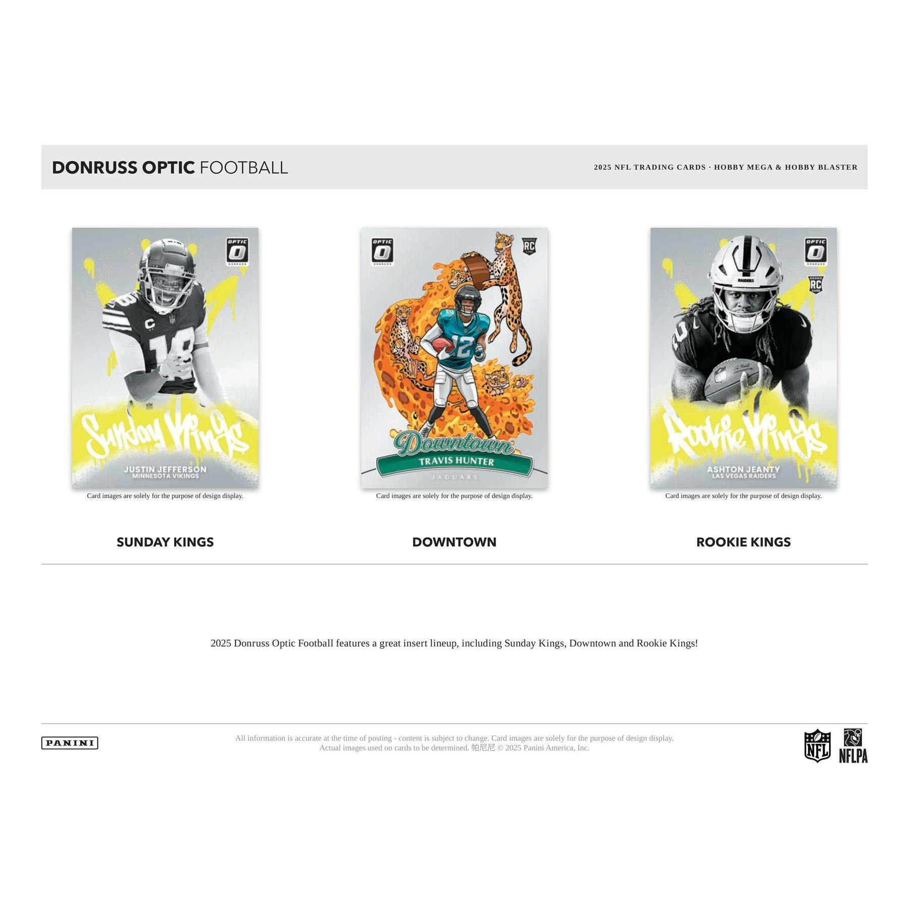2025 Panini Donruss Optic Football Blaster Hobby Box (Blue Scope Parallels!)