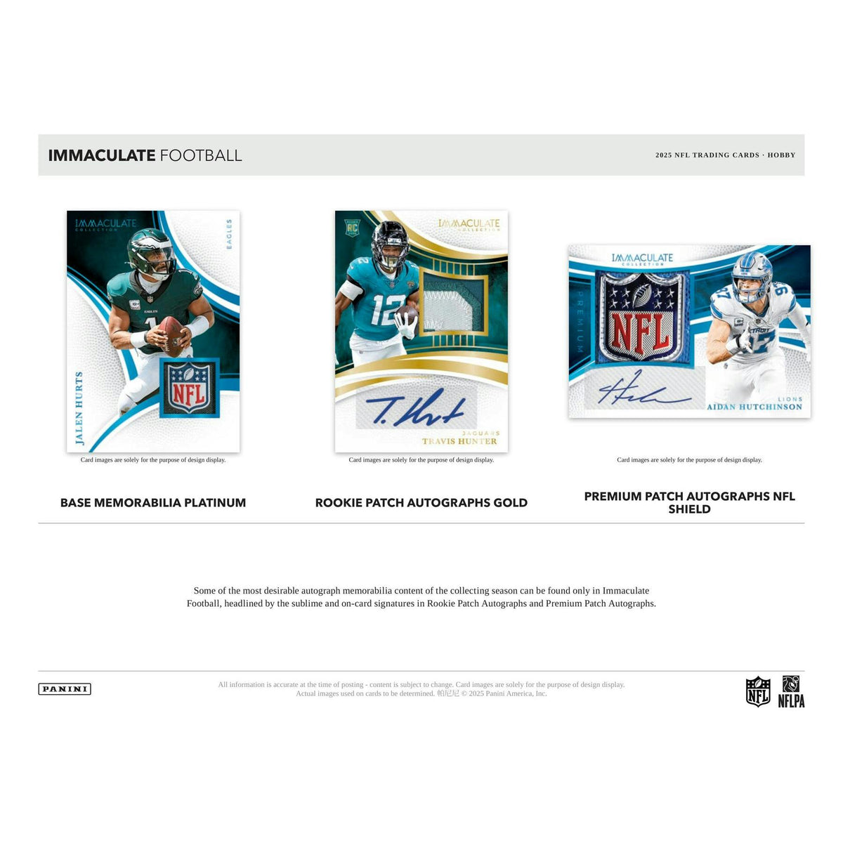 2025 Panini Immaculate Football Hobby 6-Box Case