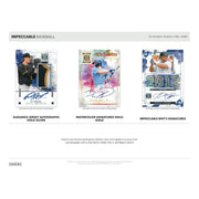 2025 Panini Impeccable Baseball Hobby 3-Box Case