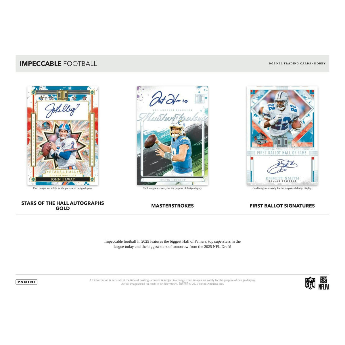 2025 Panini Impeccable Football Hobby Box