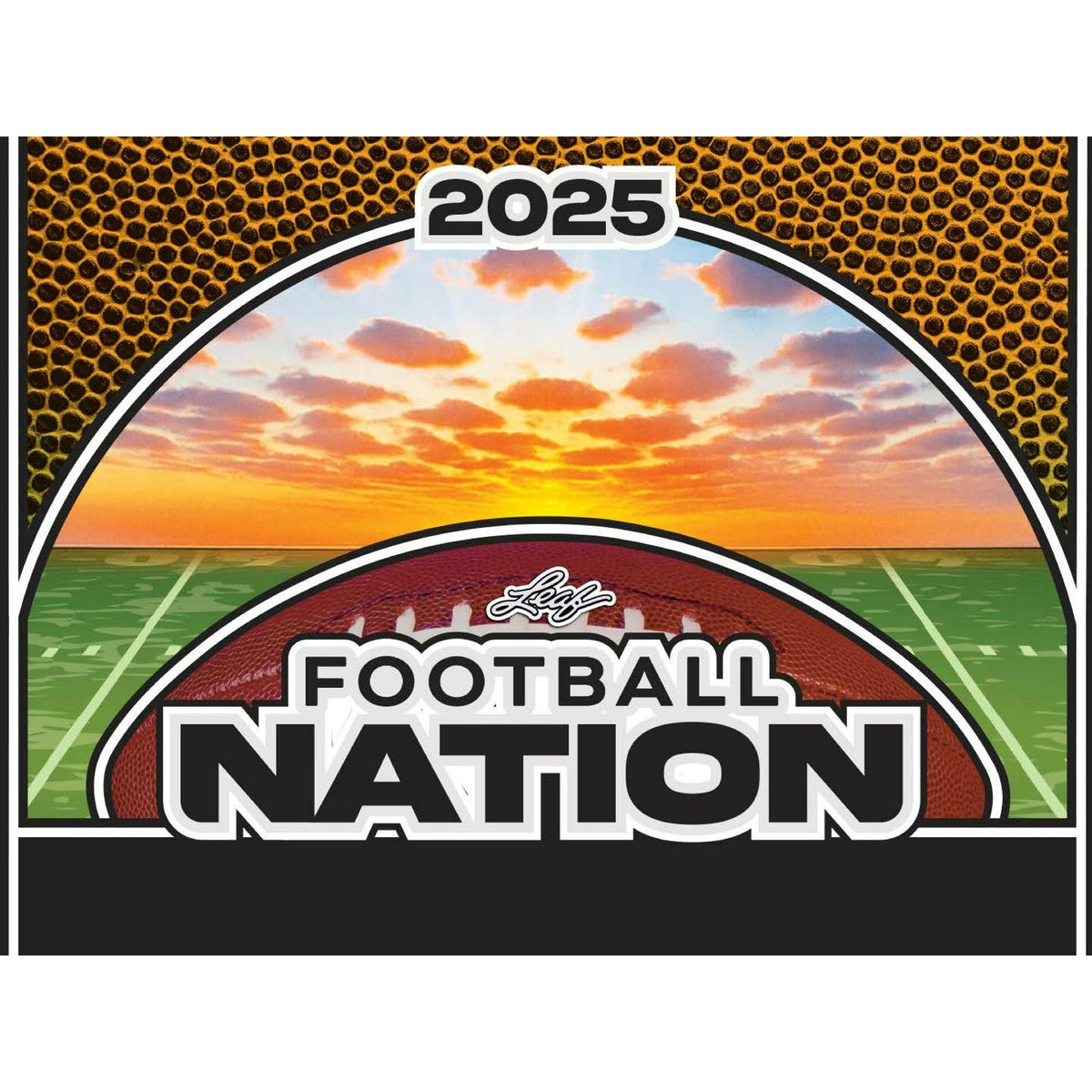 2025 Leaf Football Nation Hobby 12-Box Case