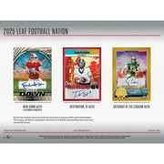 2025 Leaf Football Nation Hobby Jumbo Box