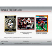 2025 Leaf Football Nation Hobby 12-Box Case