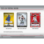 2025 Leaf Football Nation Hobby 12-Box Case