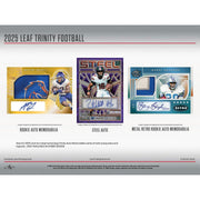 2025 Leaf Trinity Football Hobby Jumbo 8-Box Case