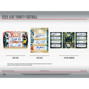 2025 Leaf Trinity Football Hobby Jumbo Box