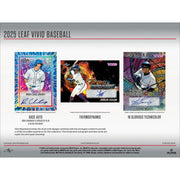 2025 Leaf Vivid Baseball Hobby Jumbo Box