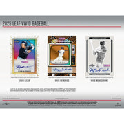 2025 Leaf Vivid Baseball Hobby Jumbo 8-Box Case
