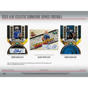 2025 Leaf Eclectic Signature Series Football Mythical Hobby 8-Box Case