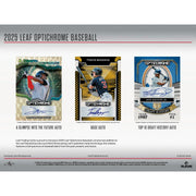 2025 Leaf Optichrome Baseball Hobby Box