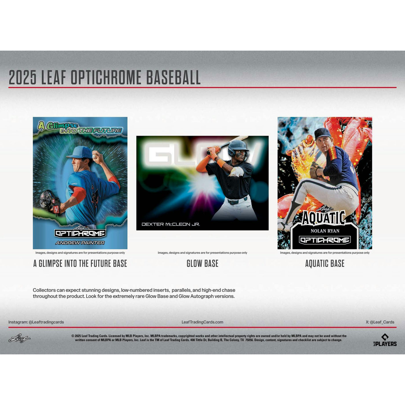 2025 Leaf Optichrome Baseball Hobby Jumbo Box