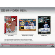2025 Leaf Optichrome Baseball Hobby Jumbo Box
