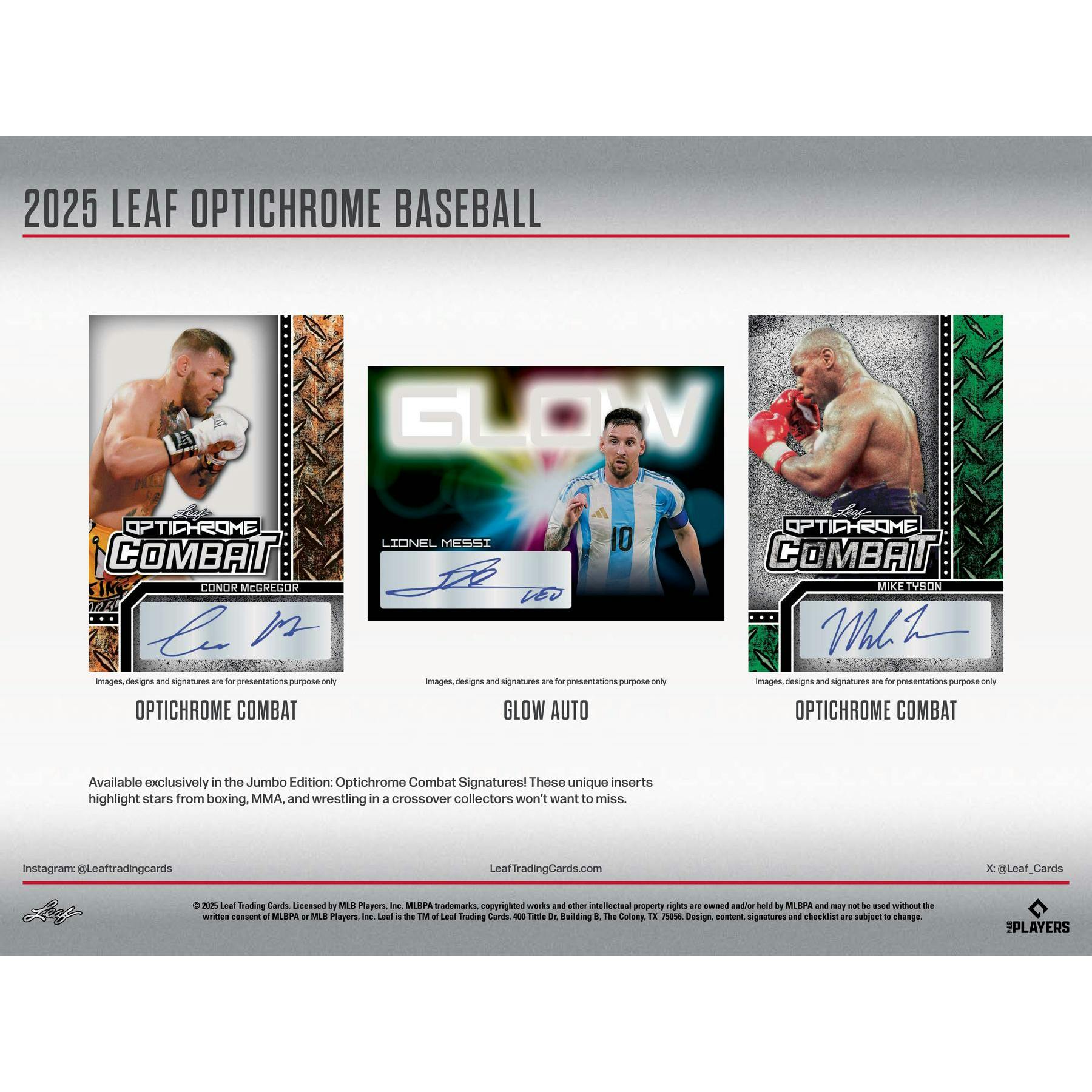 2025 Leaf Optichrome Baseball Hobby Jumbo Box
