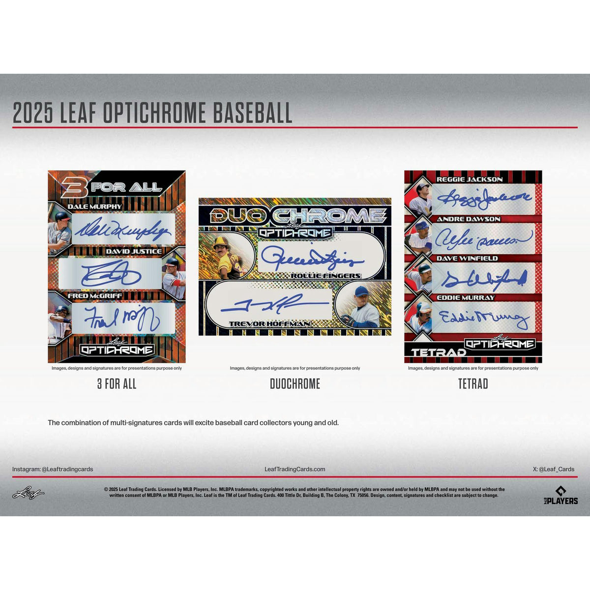 2025 Leaf Optichrome Baseball Hobby Box