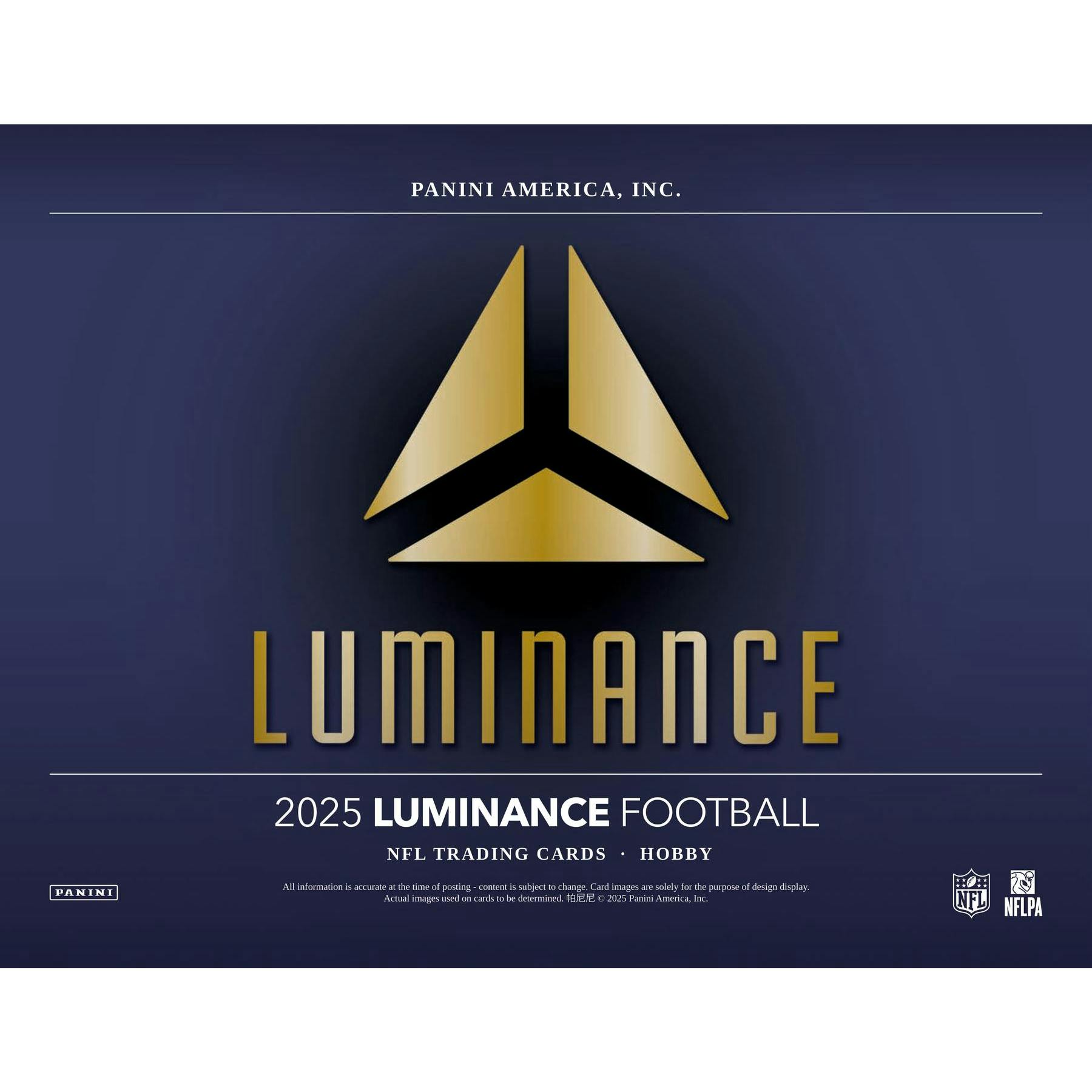 2025 Panini Luminance Football Hobby Box