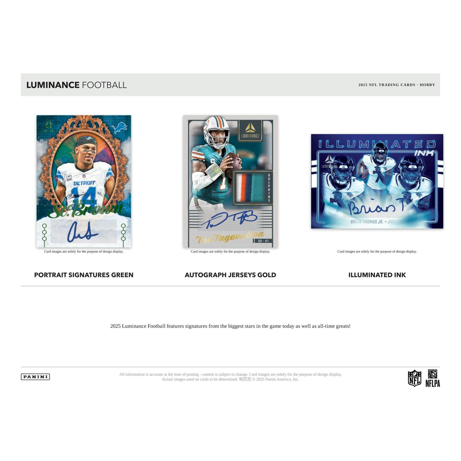 2025 Panini Luminance Football Hobby Box
