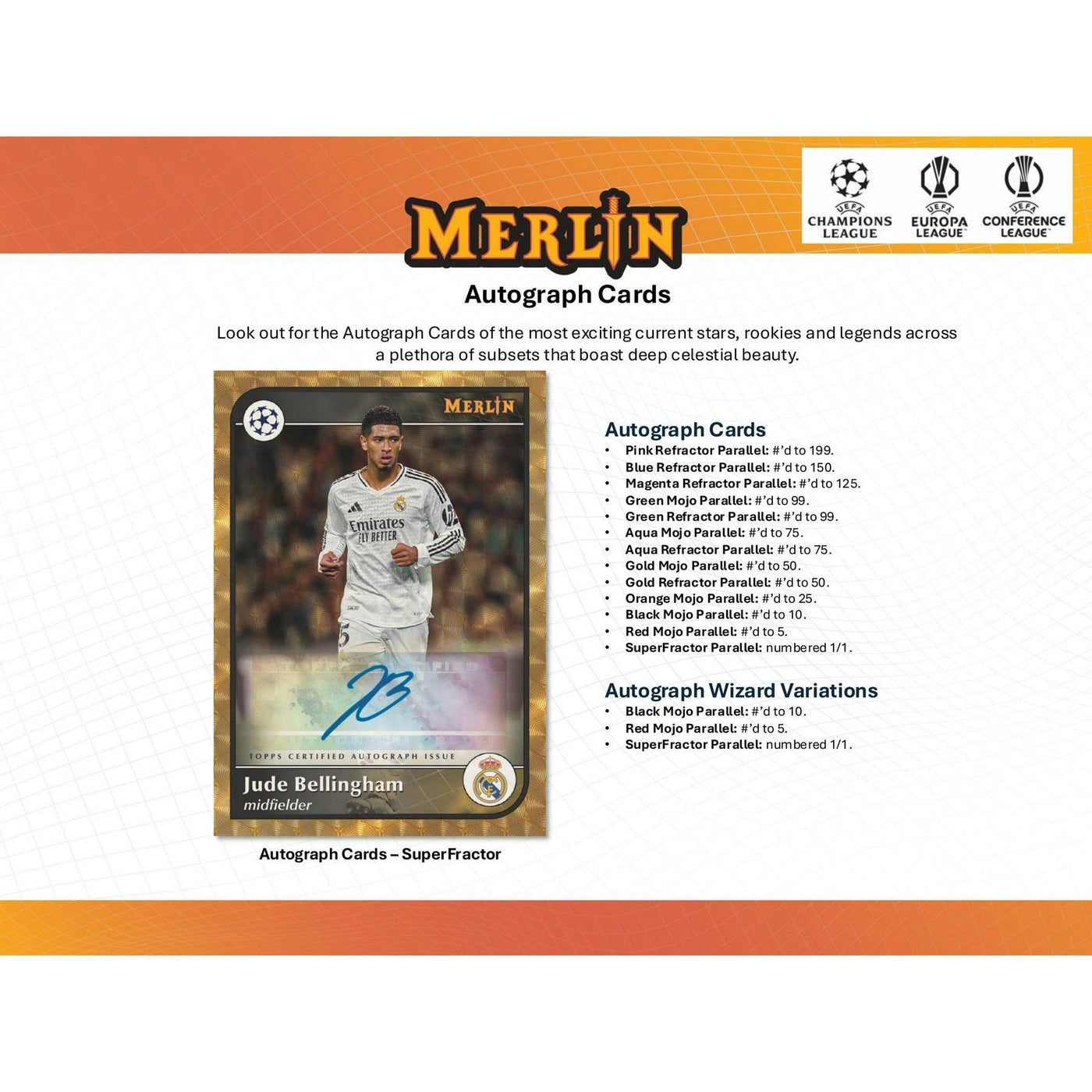 2024/25 Topps Chrome Merlin UEFA Club Competitions Soccer Delight Box