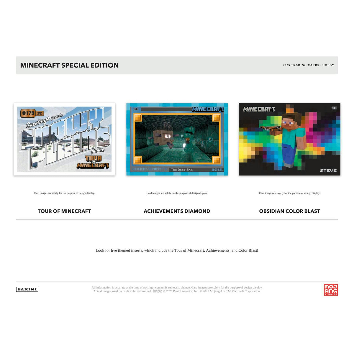 2025 Panini Minecraft Special Edition Hobby 12-Box Case
